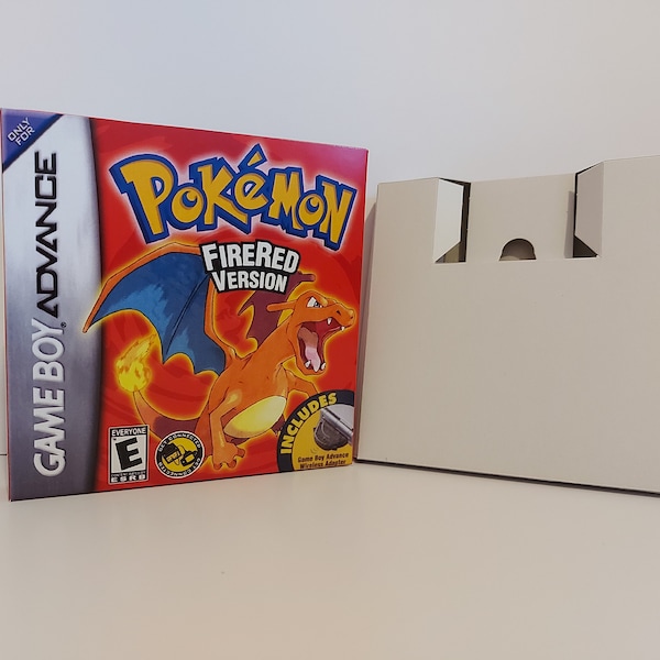 Pokémon Feuerrot Gameboy Bloms Box & Tray - KEIN SPIEL enthalten Pokemon