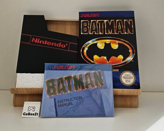 Batman The Video Game NES Box NES Manual Poly Block Dust Cover - No Game included