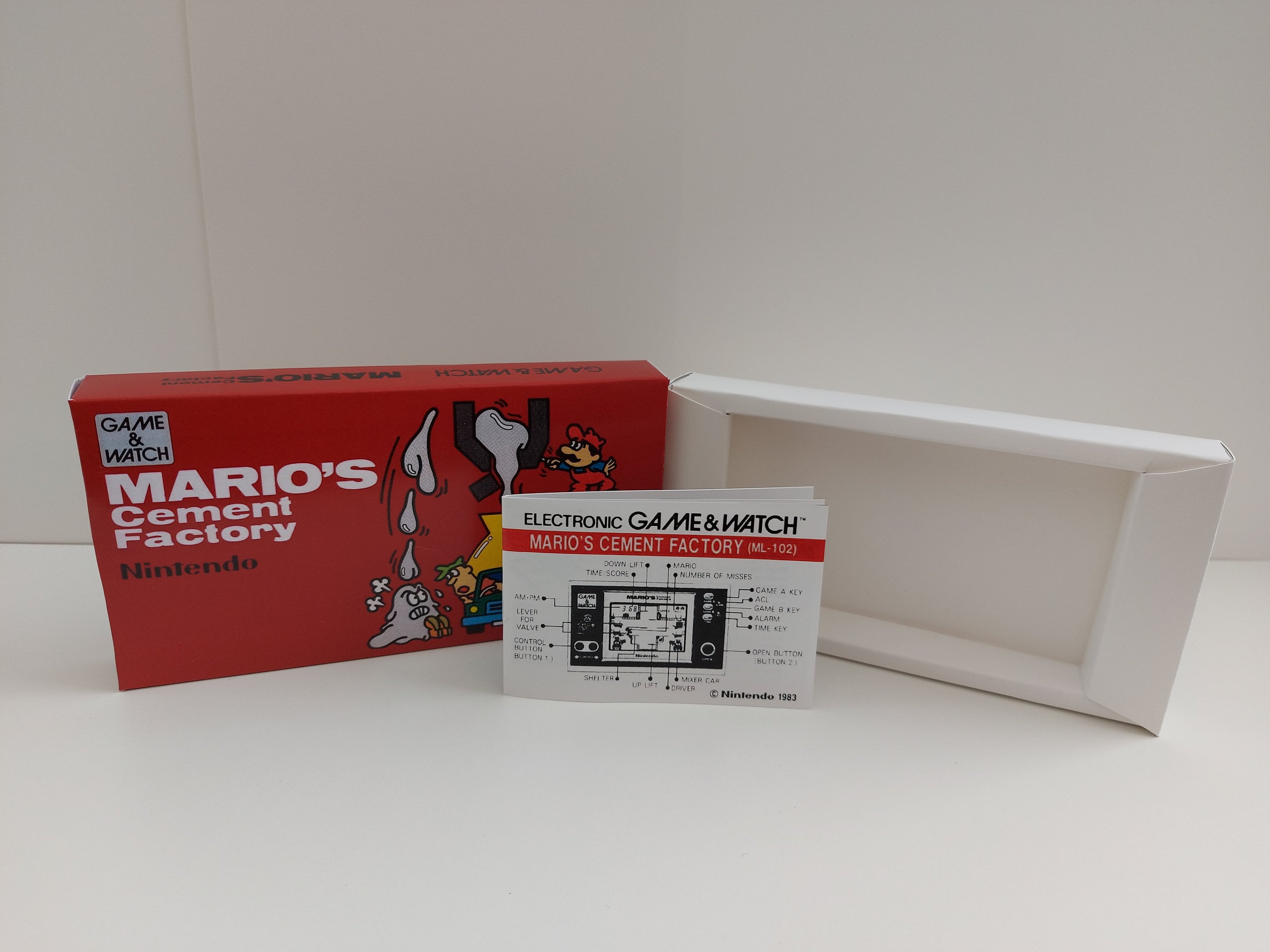 マリオのセメントファクトリー ML-102 ゲーム＆ウォッチ ボックス