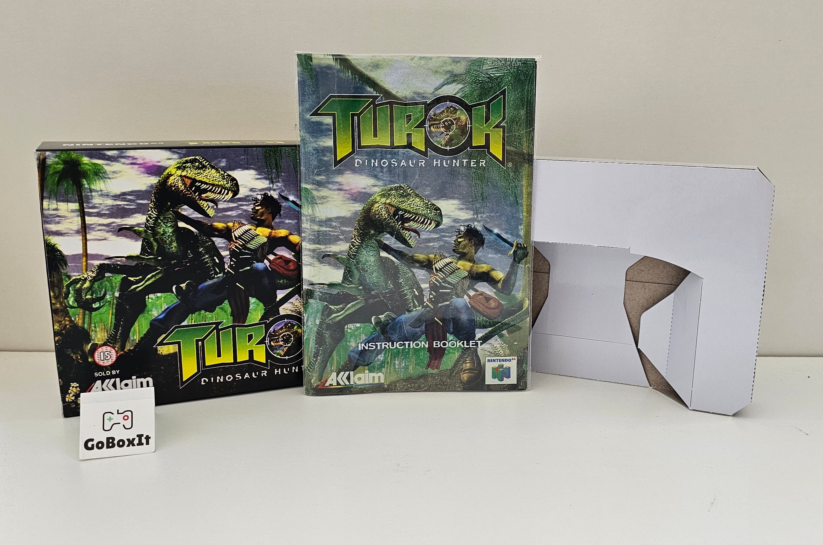 Turok Dinosaur Hunter N64 Box Manual Tray NO GAME Included - Etsy