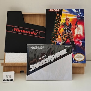Snakes Revenge NES Box Manuale Poly Block Copertura antipolvere - NESSUN GIOCO incluso