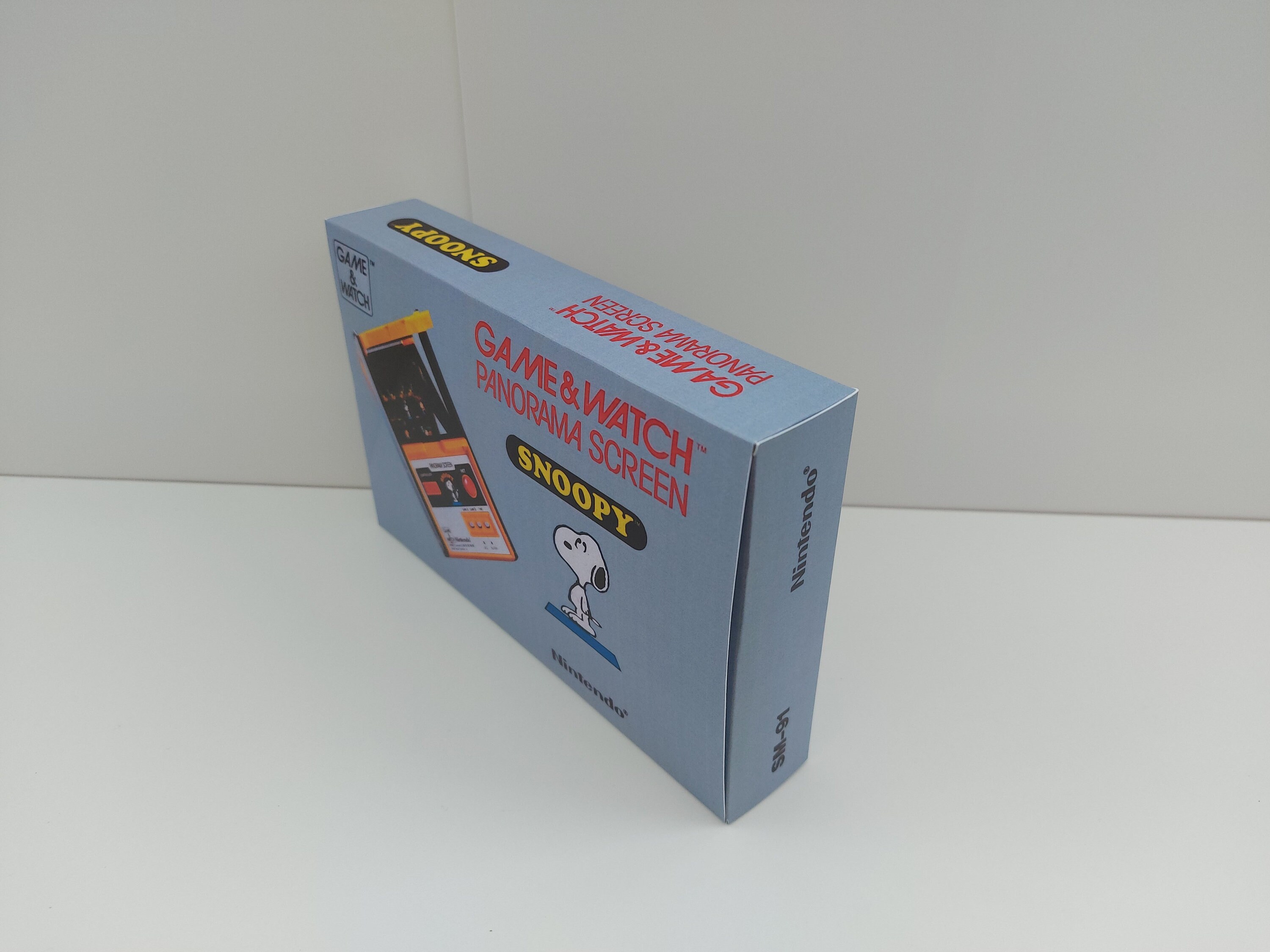 スヌーピー パノラマスクリーン SM-91 ゲーム＆ウォッチ ボックスと