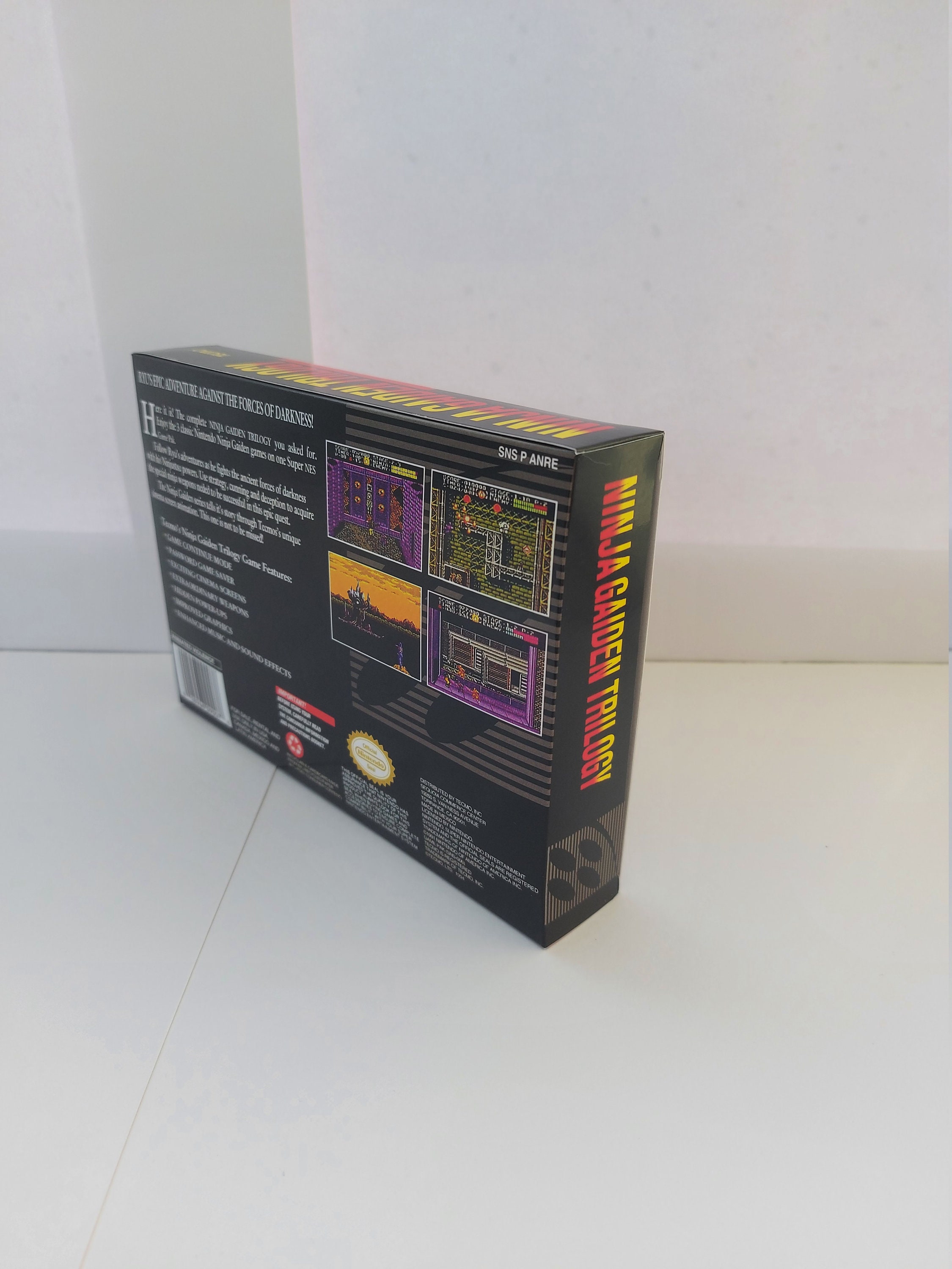 Ninja Gaiden Trilogy SNES Box Manual and Tray NO GAME Included - Etsy