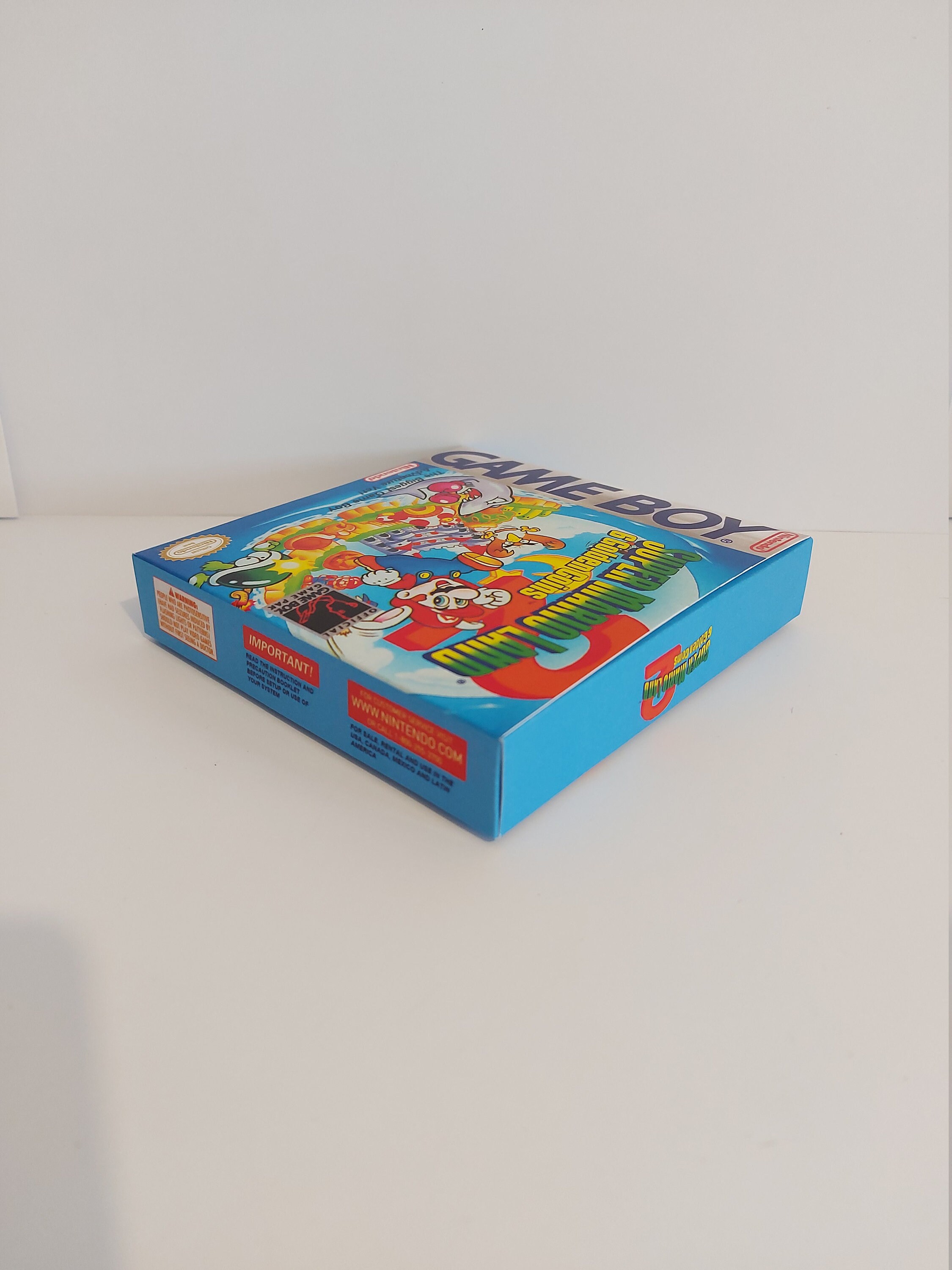 Gameboy Replacement Box Manual & Tray Super Mario Land 2 NO - Etsy UK