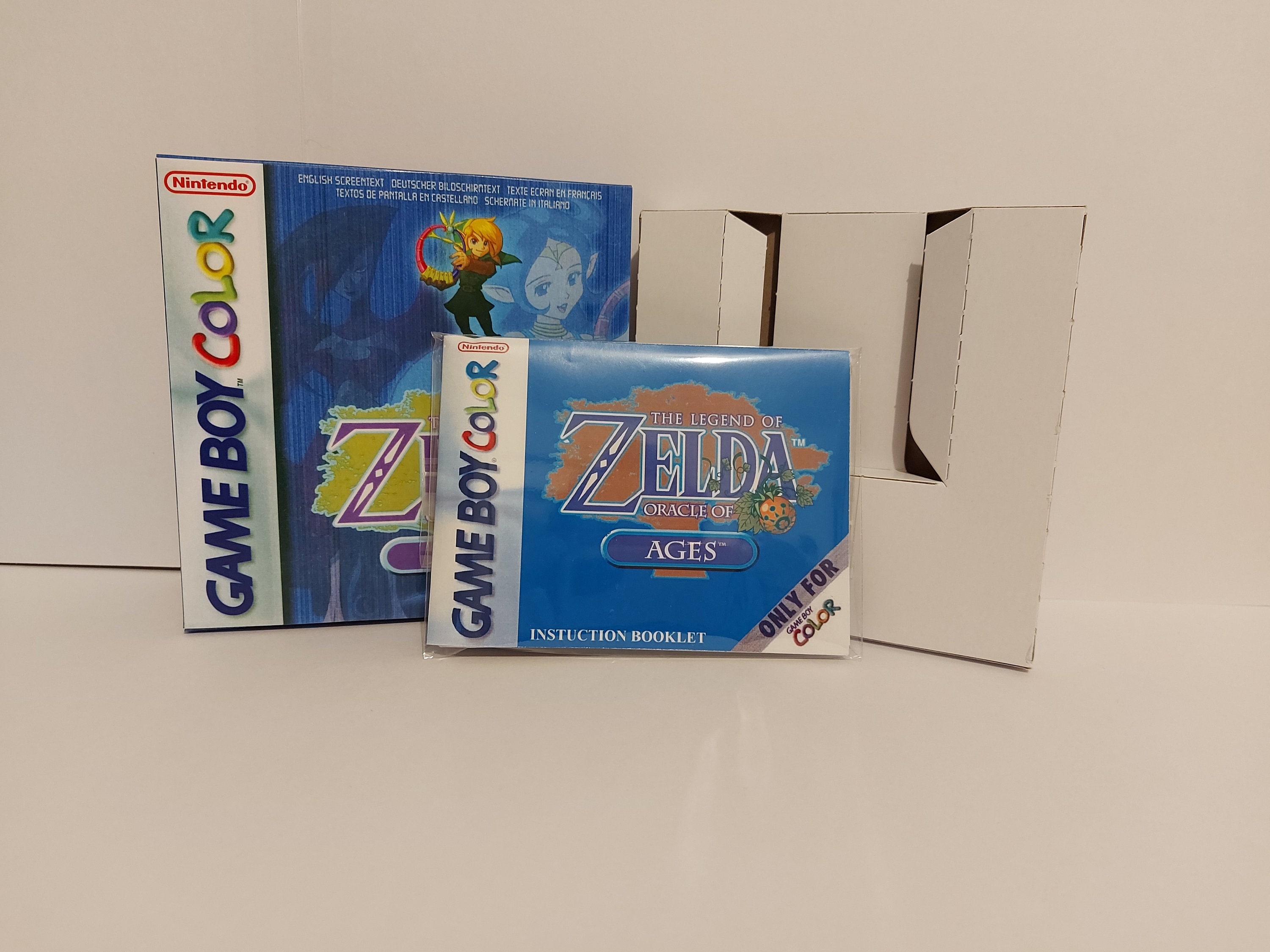 Zelda Oracle Of Ages Original Japonês - Gameboy Color. Gbc