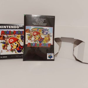 Mario Party N64 Box Manual Tray NO GAME included