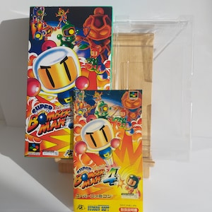 Super Bomberman 4 Super Famicom  Box & Tray -  NO GAME included