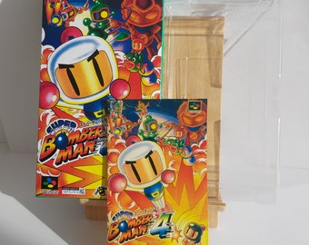 スーパーボンバーマン4 スーパーファミコン ボックス＆トレイ - ゲーム