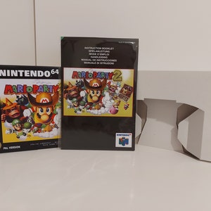 Mario Party 2 N64 Box Manual Tray NO GAME included