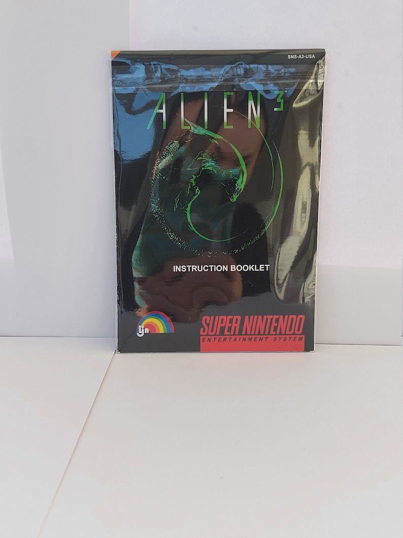 Alien 3 SNES Box Manual and Tray NO GAME Included - Etsy