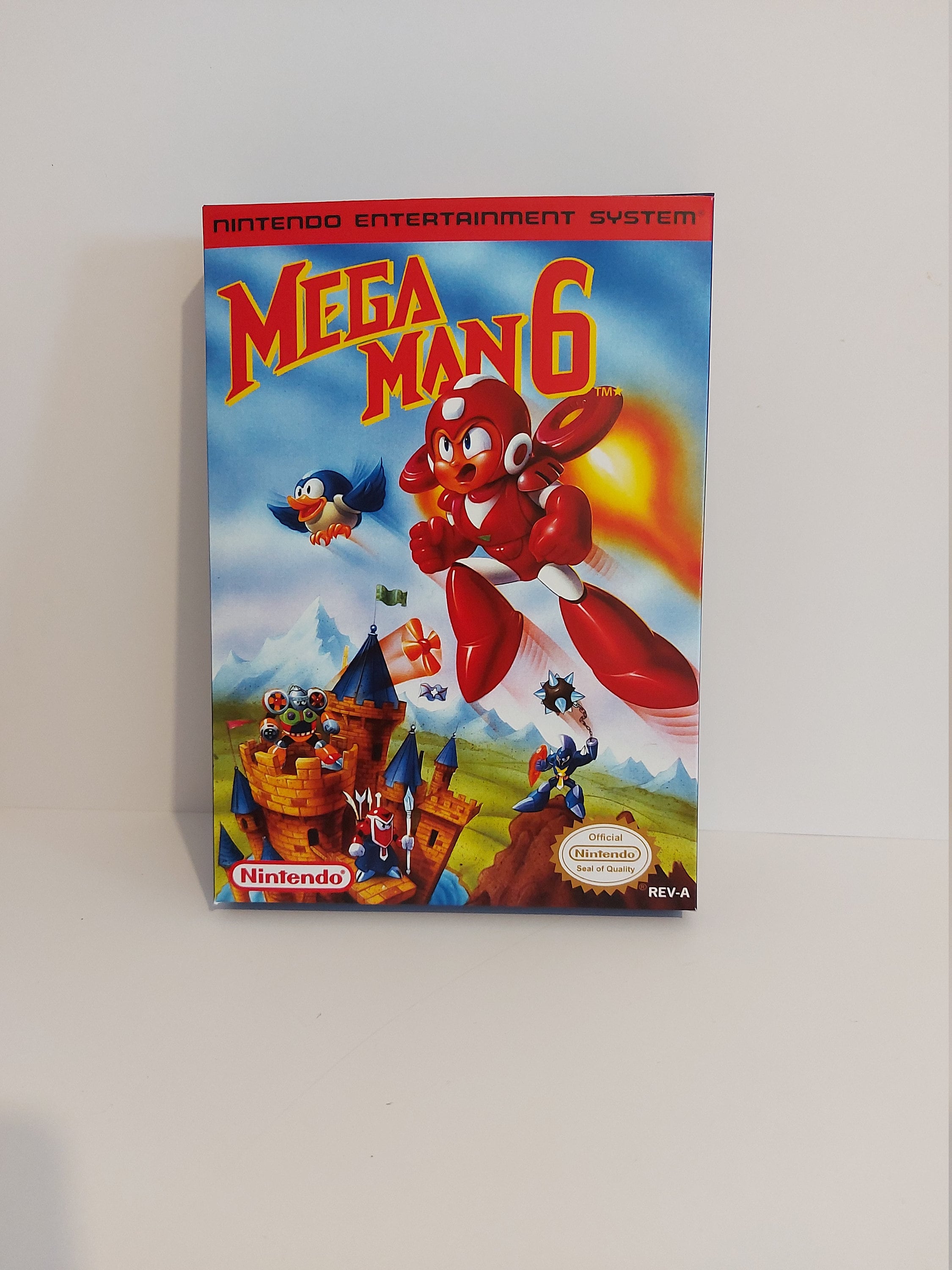 Mega Man 6 NES Box Manual Poly Block Dust Cover - NO GAME Included - Etsy