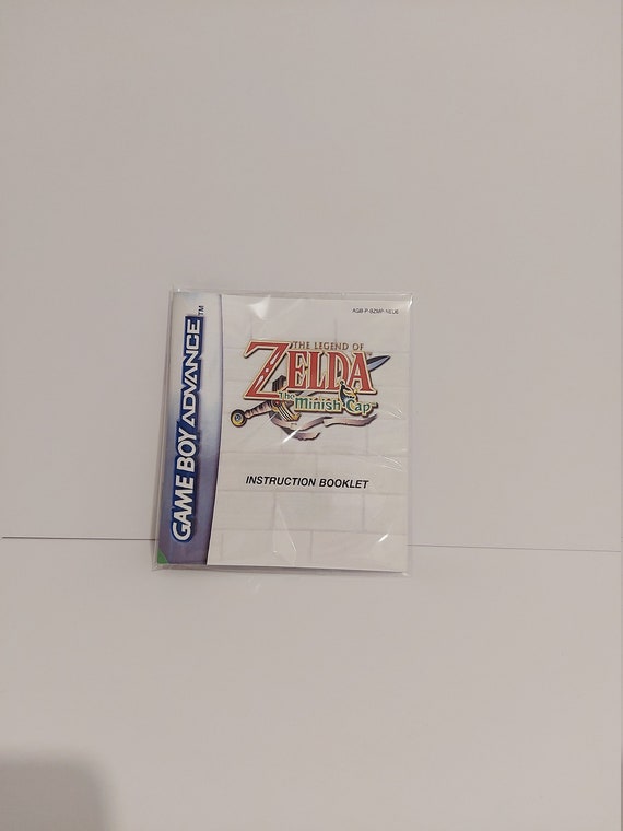 Gameboy Advance Box Manual & Tray the Legend of Zelda A