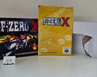 Nintendo 64 F-zero X USA Box - Etsy