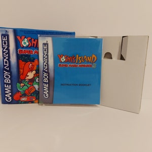 Super Mario Advance 3 Yoshi&#39;s Island Gameboy Advance Box Manual & Tray - NO GAME included