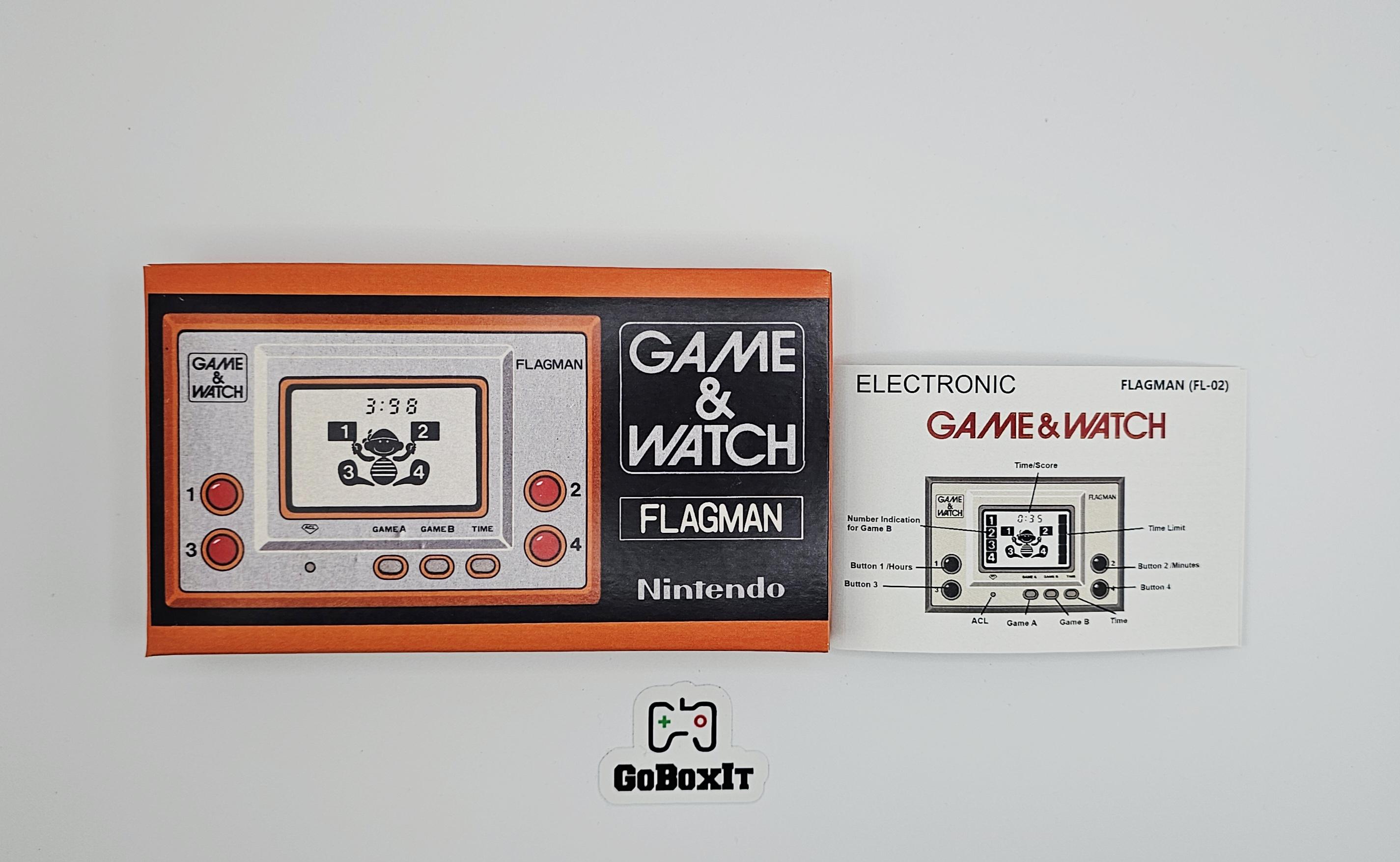Flagman FL-02 Silver Series Game & Watch Box Tray Manual Only NO