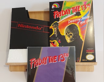 Friday The 13th NES Box Manual Poly Block Dust Cover - NO GAME included