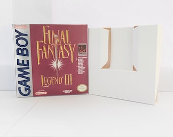 Final Fantasy Legend III Gameboy  Box & Tray - NO GAME included
