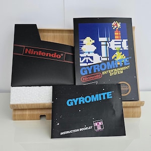 Manuale Gyromite NES Box Poly Block Dust Cover - GIOCO NON incluso