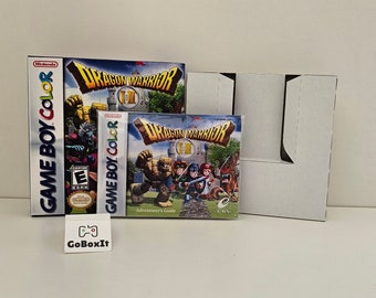 Dragon Warrior 1 and 2 Gameboy Color Box Tray & Manual - NO GAME included