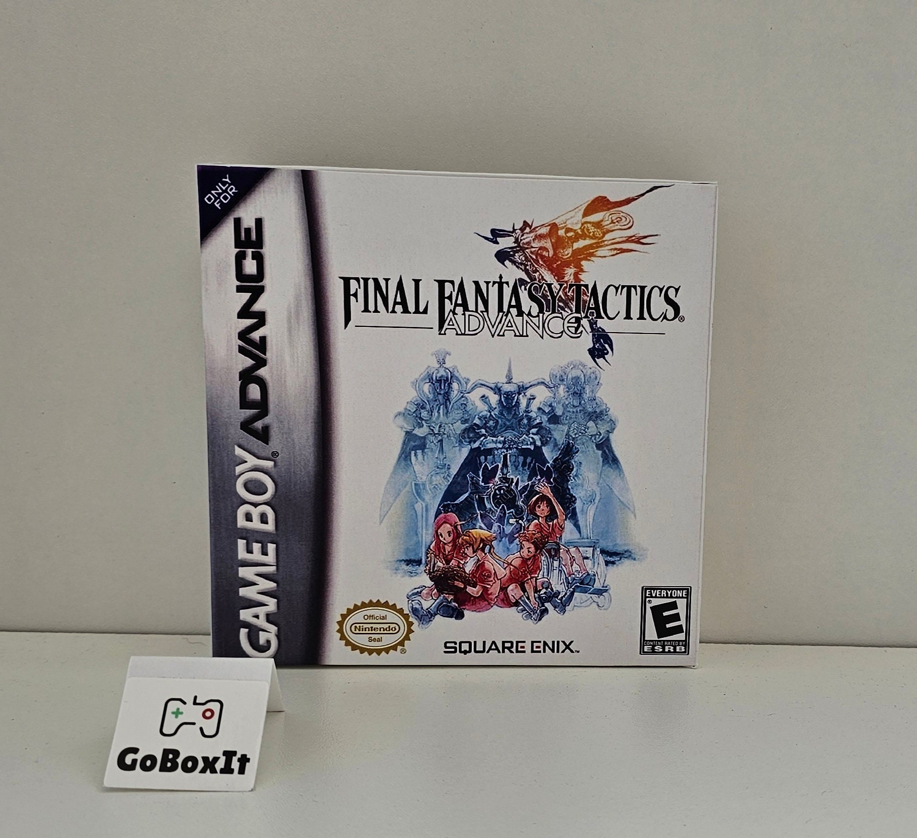 GBA FINAL FANTASY Ⅴ　販促用　箱型ディスプレイ　4種 Final Fantasy Tactics Advance Gameboy Advance Box, Manual & Tray