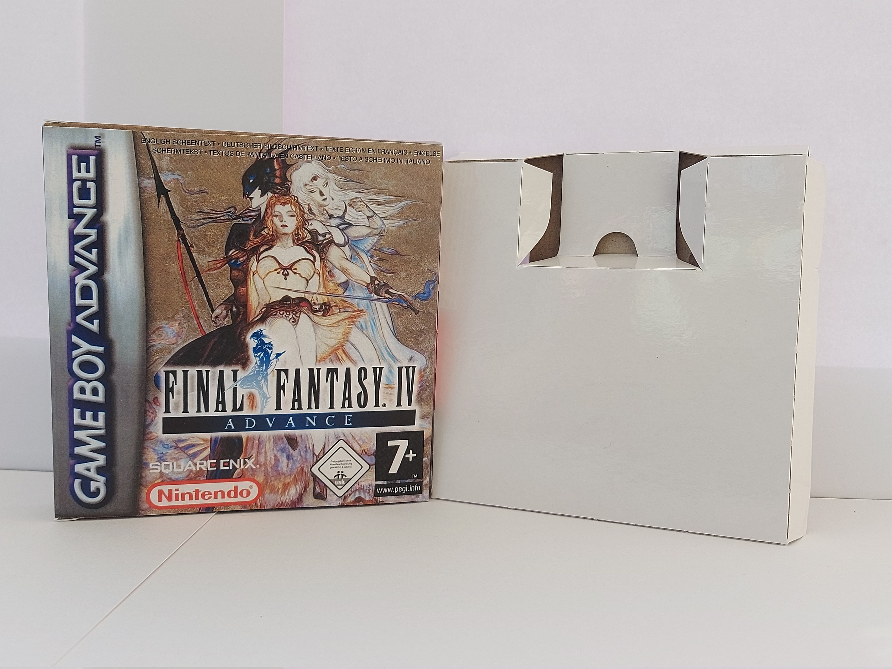 Final Fantasy IV Gameboy Advance Box, Manual & Tray - NO GAME