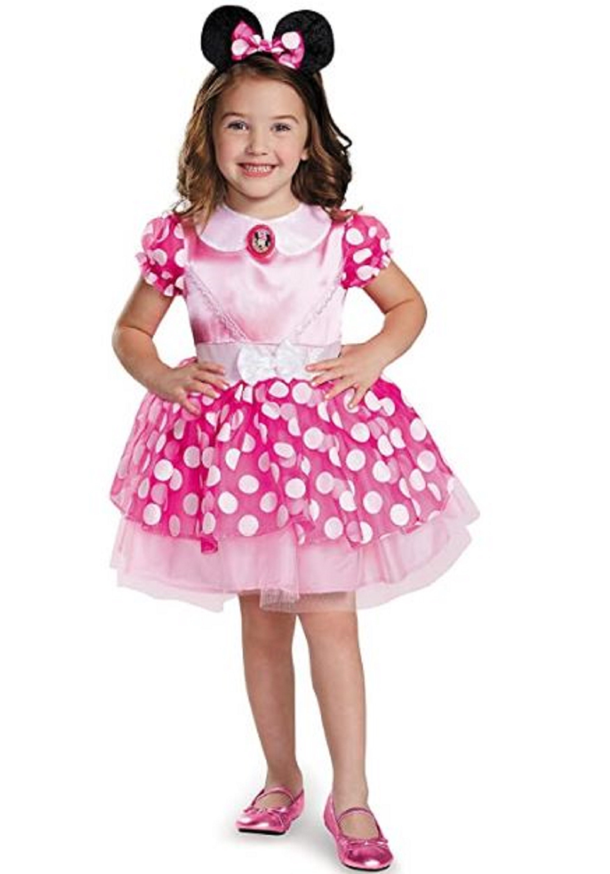 Pink Minnie Mouse Halloween Costume for Toddlers Etsy