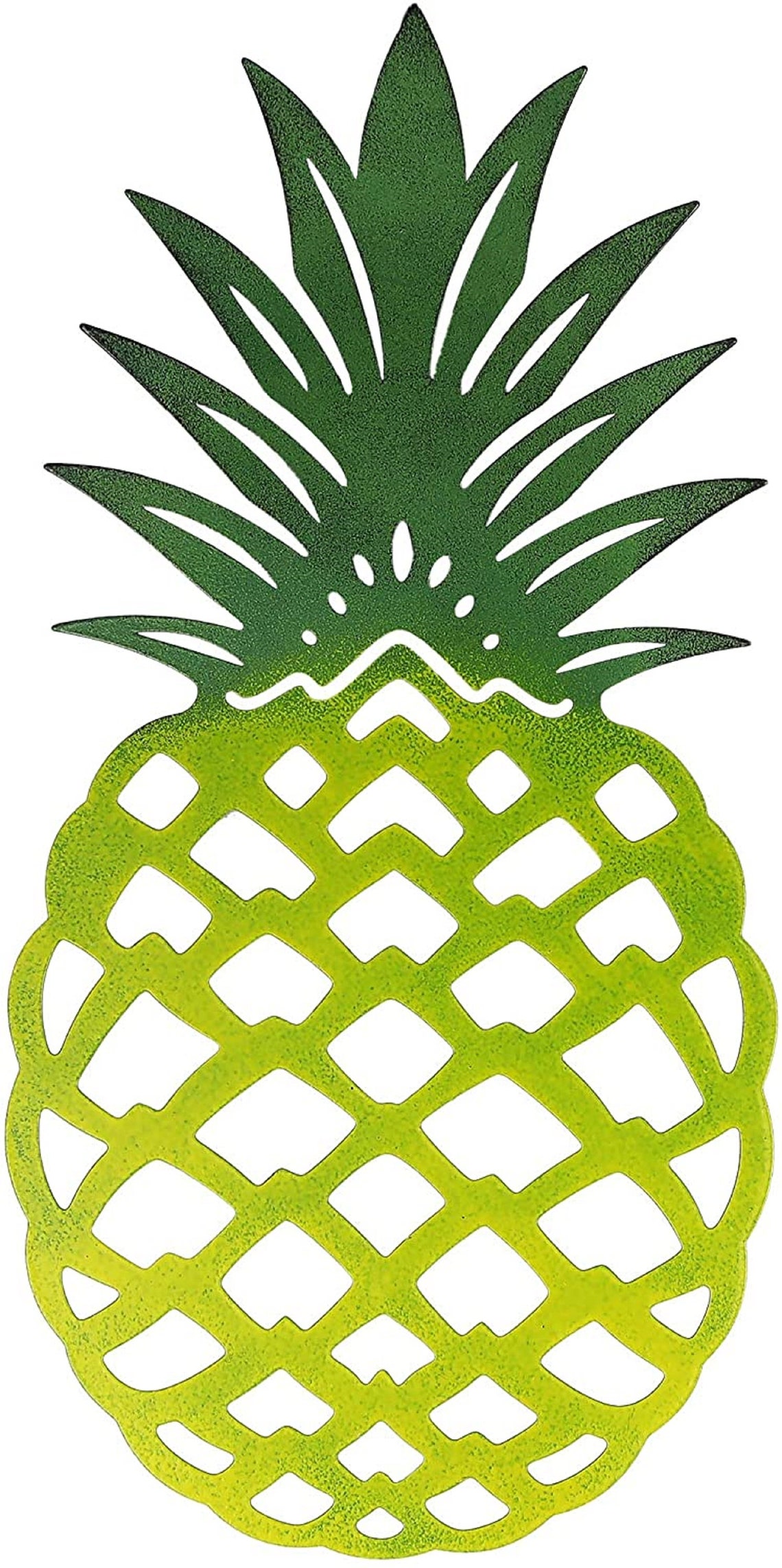 Metal Wall Art Decor Pineapple Rustic Metal Art Wall Decor Etsy