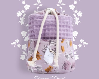 2in1「フリフリスバッグ」/おやつバッグ＆うんちバッグ/犬用/Pawstelsコレクション/ライラック