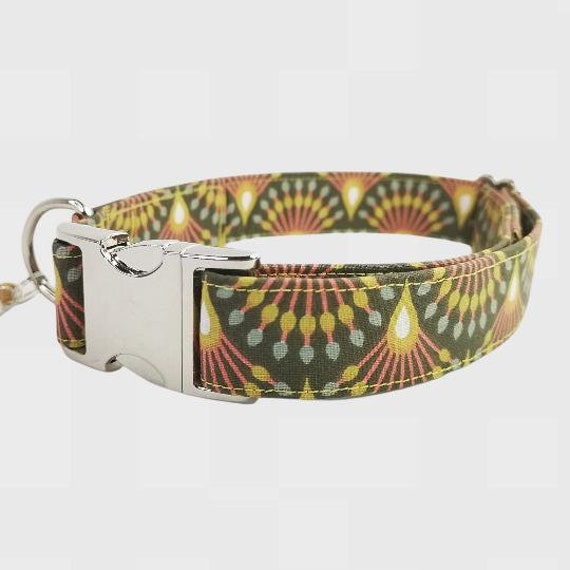 Collier Tissu Réglable/Coton Enduit