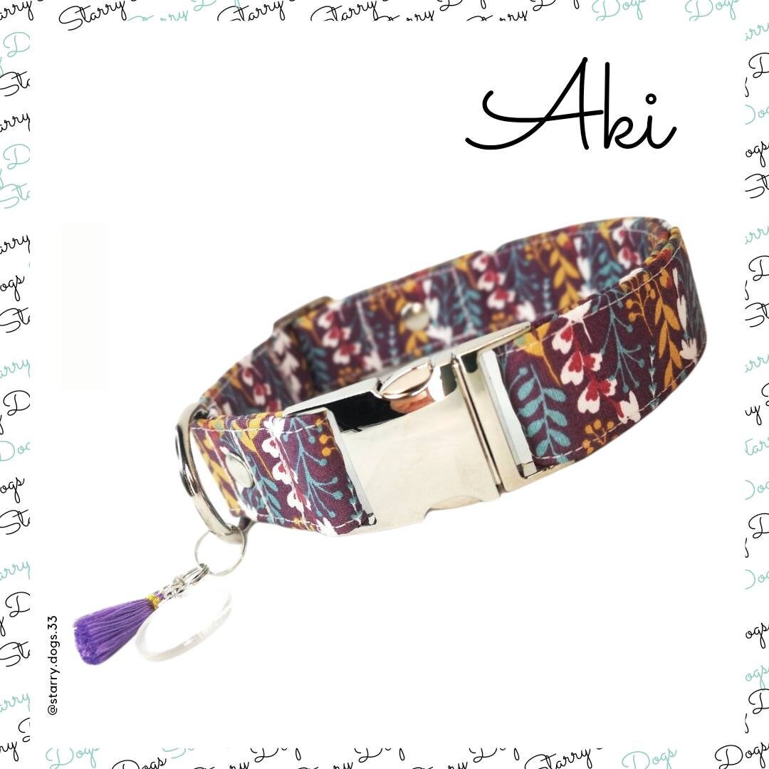 Collier Tissu Réglable Aki