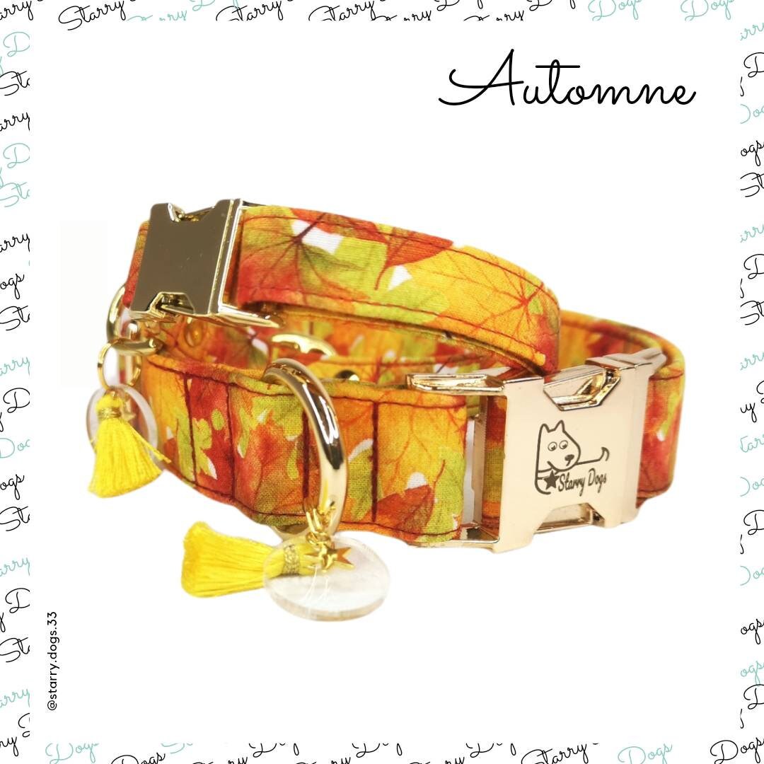 Collier Tissu Réglable Automne 