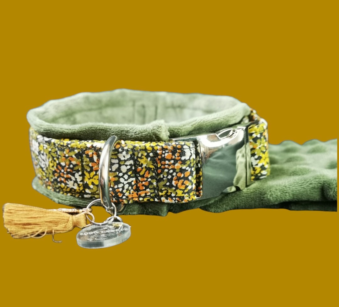 Colliers Tissus Réglables Doublé Flora