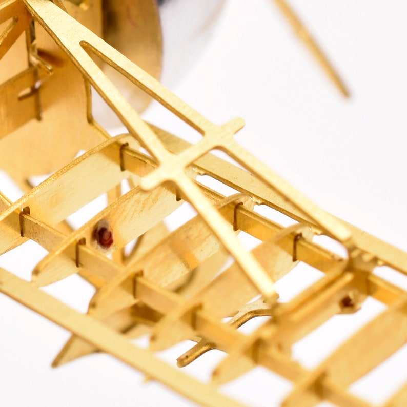Gee Bee R2 Racer: Brass 3D Metal Model Airplane Puzzle Kit - Etsy