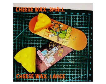 Cheese Wax | Fingerboard Wax  Organic Wax Organic Hand Poured Fingerboard & Skateboard Wax | Fingerspace Silky Smooth Fingerboarding Wax