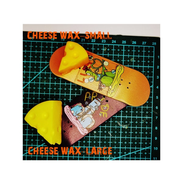 Cheese Wax | Fingerboard Wax  Organic Wax Organic Hand Poured Fingerboard & Skateboard Wax | Fingerspace Silky Smooth Fingerboarding Wax