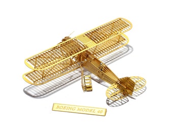 Model airplane3d metal puzzle toy1/160 Scale Boeing Model 40A Micro Brass PE Detail Model kit/3D puzzle Gift New