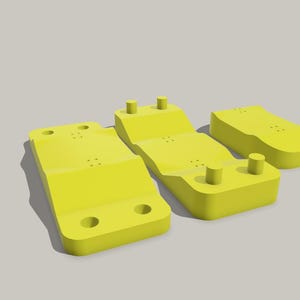 Molde de Fingerboard 50x98mm | Côncavo Raso 25, Modelo DIY para Entusiastas & Presentes Únicos (arquivos 3D)