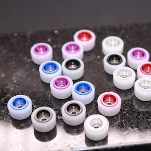 Aluminum Fingerboard Wheels: 86A Pro Skate Wheels, High-Speed Silent