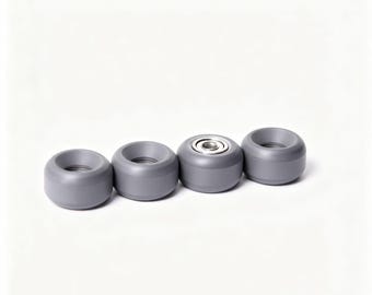 Pro Fingerboard Wheels 7.5mm, ABEC 9 Silent PU Bearing Wheels, Handmade Mini Skateboard Parts, Desk Toy Gift