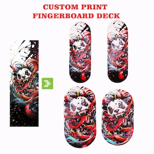 Benutzerdefiniertes Druck-Griffbrett | Pro Maple Holzdeck, personalisiertes Mini-Skateboard