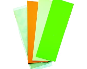 Luminous Fingerboard Grip Tape - 38x110x1mm Non-Slip Pad | Vibrant Green, Bright Orange, Pure White, Clear | 1/5/10 Pcs