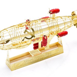 Airship，game peripheral，red alert，educational toys，full internal model，PE Detail Model，Kirov Airship，pc Games，Jigsaw Puzzles，model kit，model airplane kit，etching model kit，etch kits