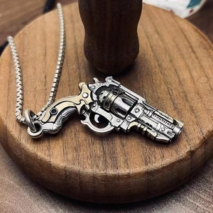 revolver-Handmade 925 silver pendant accessories