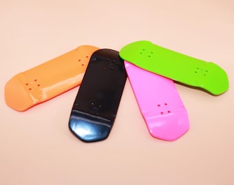 MS-FB Candy Series 4-color Fingerboard Deck+ foam tape | Handcrafted Skateboard Replacement | for DIY & Pro Skaters
