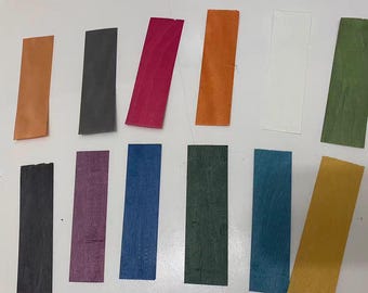 60 pieces Exotic Fingerboard Wood Veneer Pack
