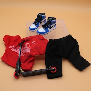 Premium Mini Finger Scooter - Metal Storm Series - ideal für Fingerboard, Scooter-Enthusiasten