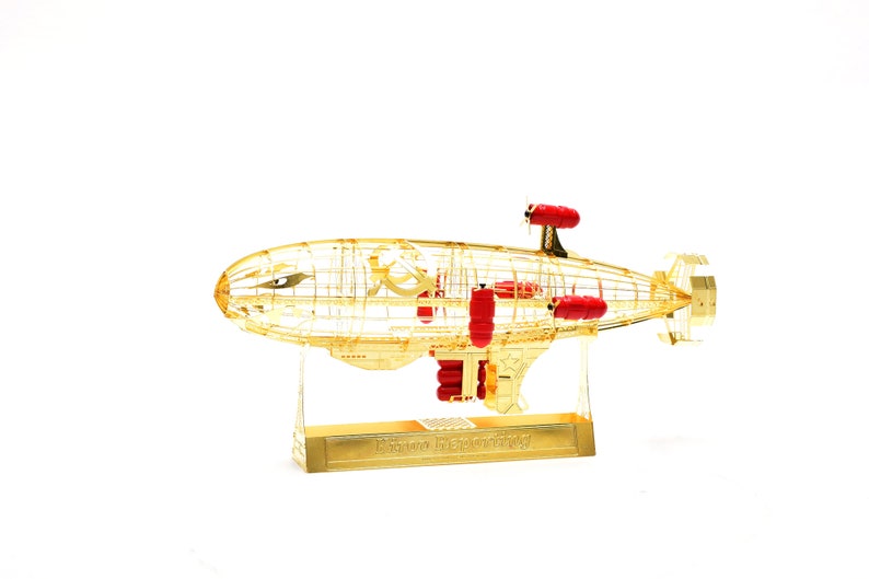 Airship，game peripheral，red alert，educational toys，full internal model，PE Detail Model，Kirov Airship，pc Games，Jigsaw Puzzles，model kit，model airplane kit，etching model kit，etch kits