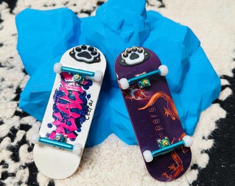 Parky Fingerboard Spark-Emitting Accessory – Cat Paw & Dog Paw Designs (PLA 3D Printed)