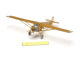 Model airplane3d metalen puzzel speelgoed1/160 Geest van St.Louis Micro Brass PE Detail Model kit 3D puzzel DIY Gift
