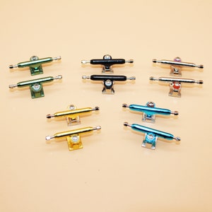 32mm 34mm Pro finger skateboard fingerboard trucks Pro Fingerboard Trucks  Colorway Trucks with Lock Nuts, Screws, and Tool